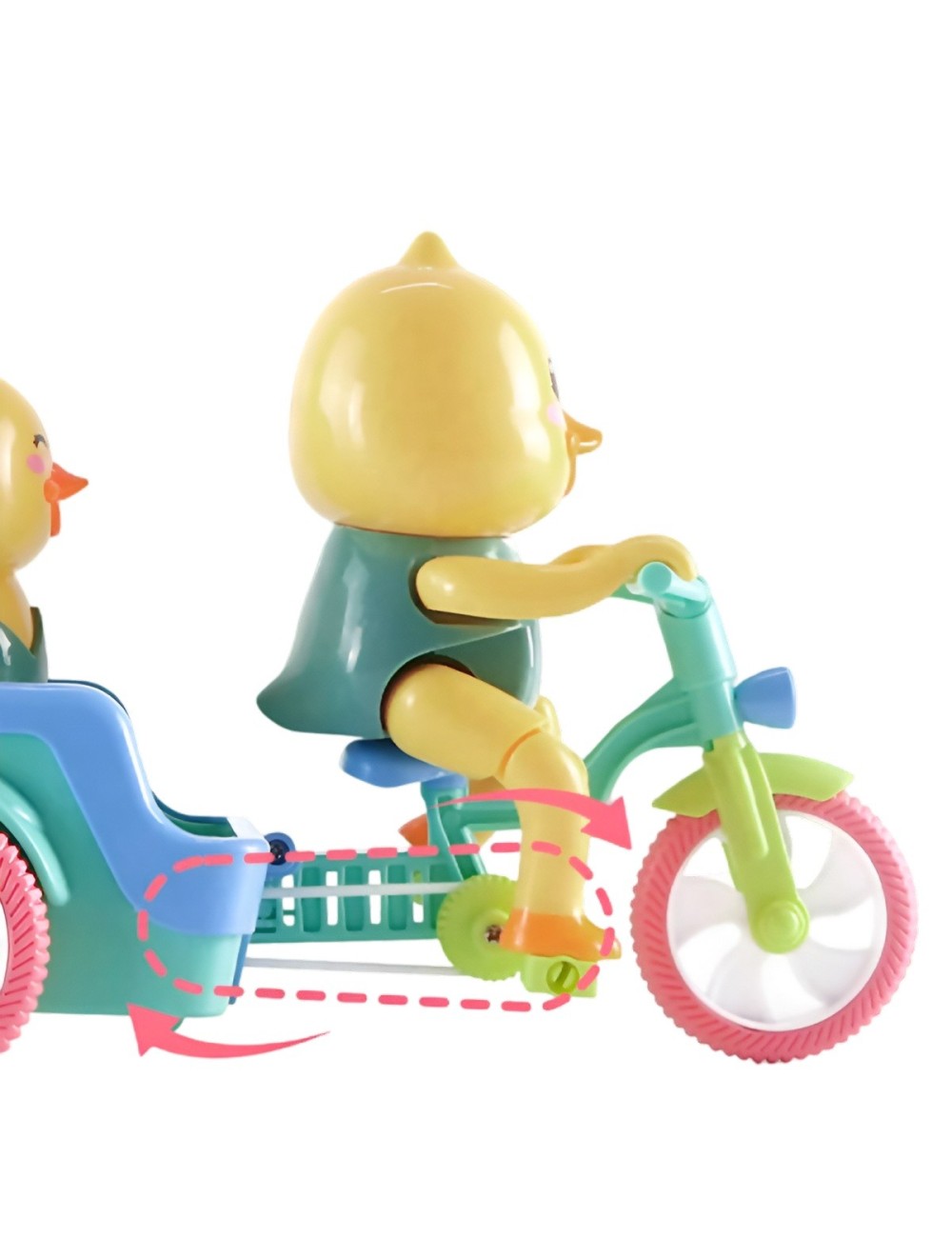 Pato Robot Juguete Bicicleta Triciclo Interactivo + Baterias