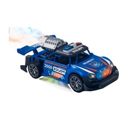 Carro Policia Sonido Movimiento Luces Interactiva + Bateria