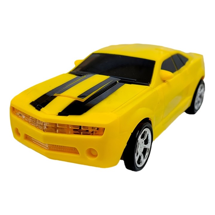 Carro Deportivo Transformers Robot Juguete Luces + Baterias