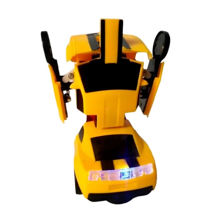 Carro Deportivo Transformers Robot Juguete Luces + Baterias
