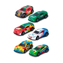 Carro Deportivo Racing Speed De Cuerda X 6 Unidades