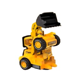 Carro Bulldozer Transformers Robot Transformable + Baterias