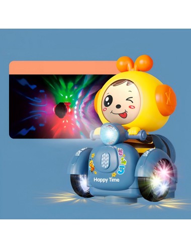 Robot Abejita Moto Movimiento Luces Juguete +bateria