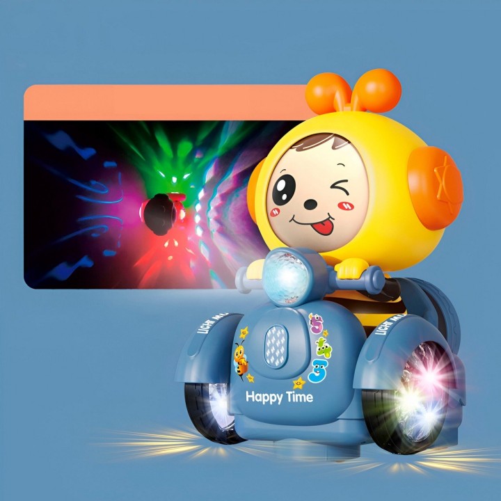 Robot Abejita Moto Movimiento Luces Juguete +bateria