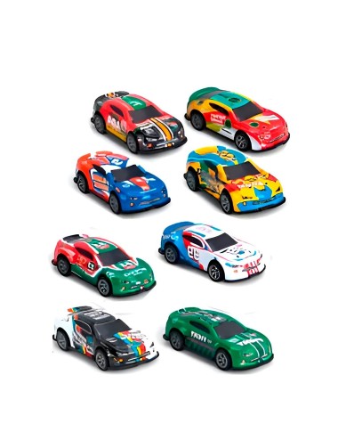 Carro Deportivo Racing Gt Speed De Cuerda X 8 Unidades