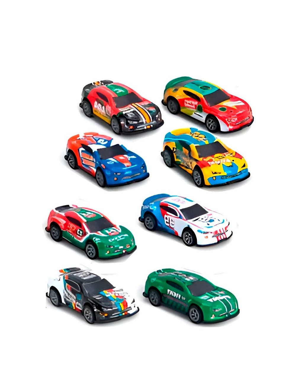 Carro Deportivo Racing Gt Speed De Cuerda X 8 Unidades