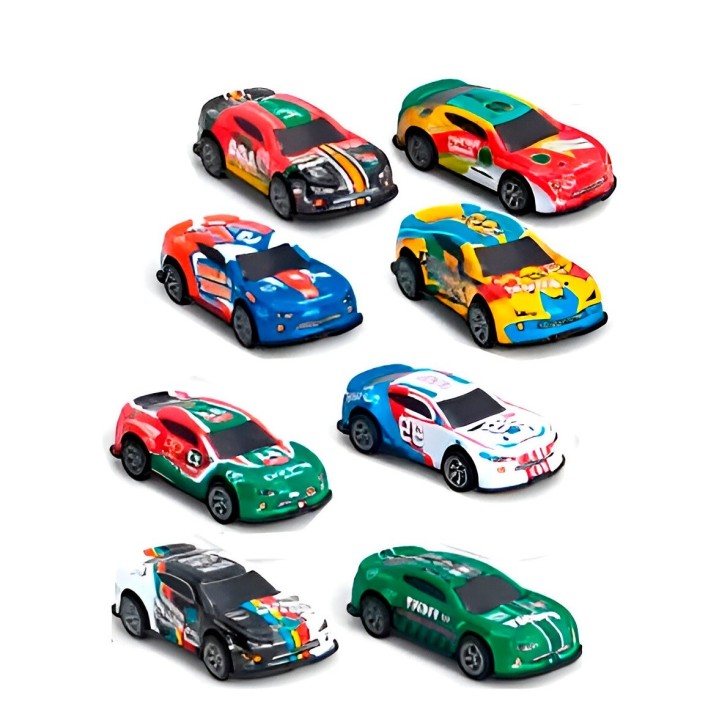 Carro Deportivo Racing Gt Speed De Cuerda X 8 Unidades