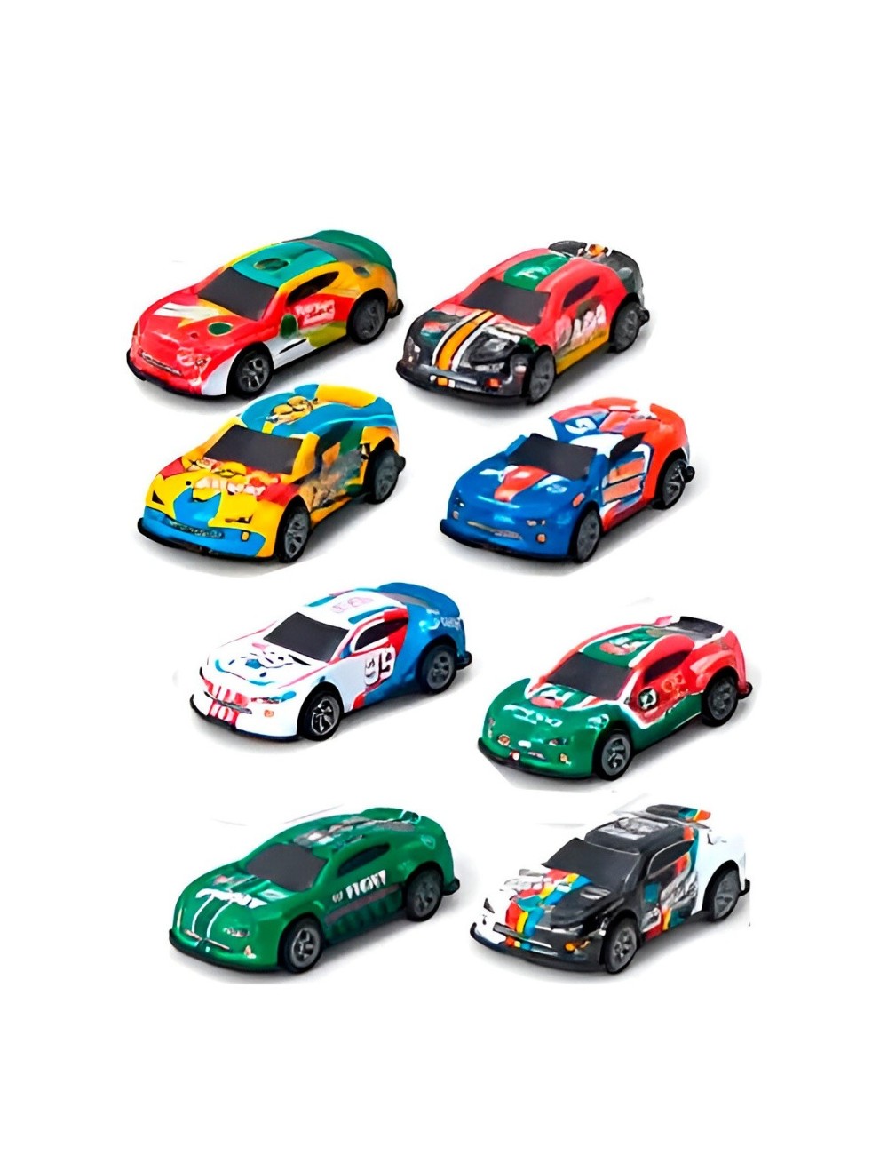 Carro Deportivo Racing Gt Speed De Cuerda X 8 Unidades