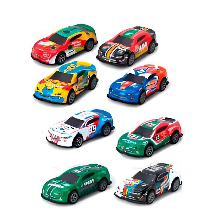 Carro Deportivo Racing Gt Speed De Cuerda X 8 Unidades