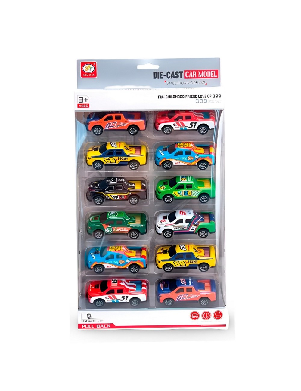 Carro Camioneta Deportivo Speed De Cuerda X 12 Unidades