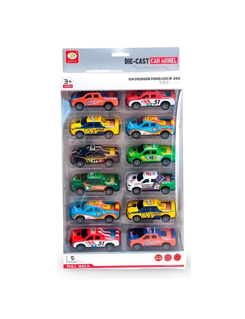 Carro Camioneta Deportivo Speed De Cuerda X 12 Unidades