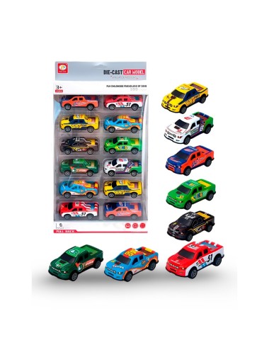 Carro Camioneta Deportivo Speed De Cuerda X 12 Unidades