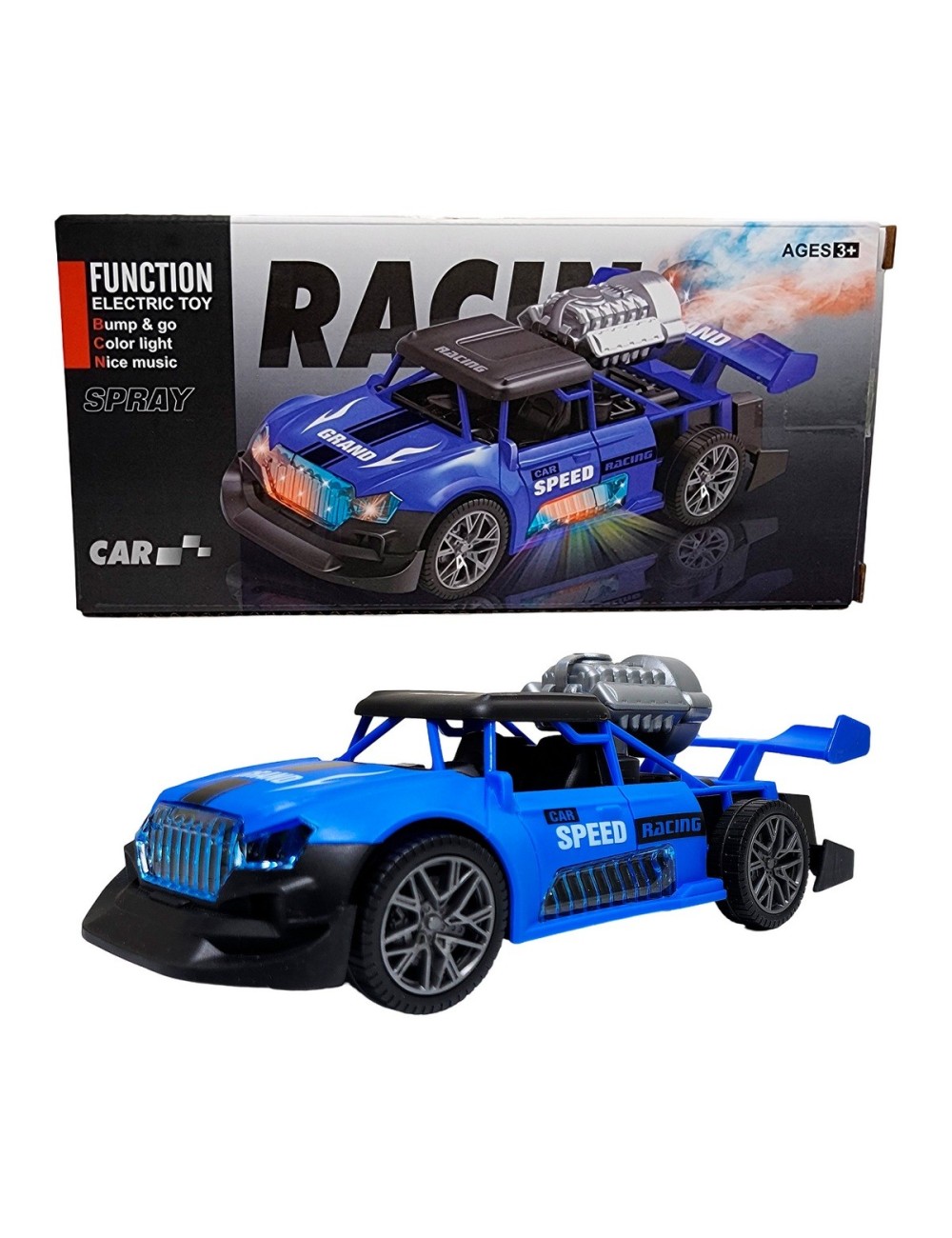 Carro Camioneta Deportiva Luces Sonido Movimiento + Bateria