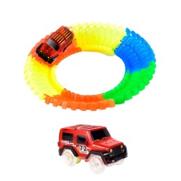 Pista Carro Neon Juguete Interactivo + Baterias