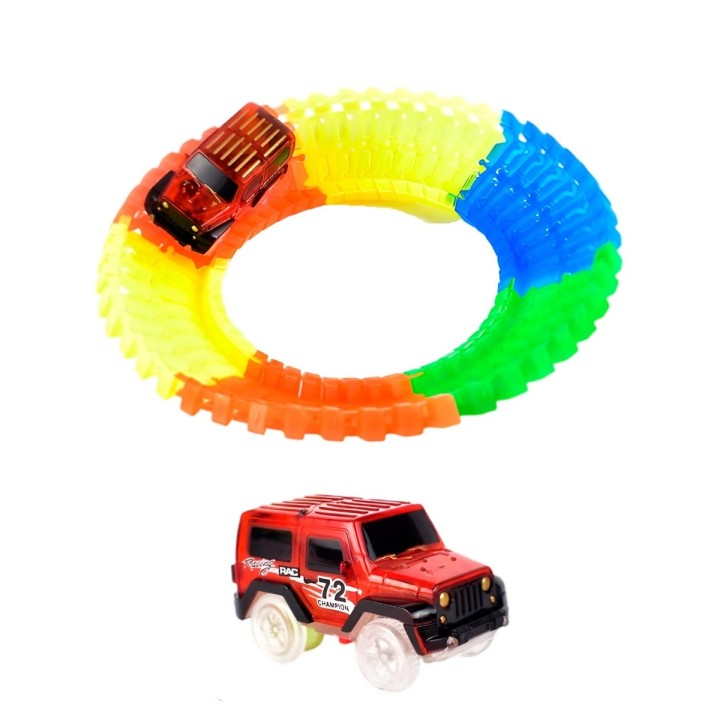 Pista Carro Neon Juguete Interactivo + Baterias