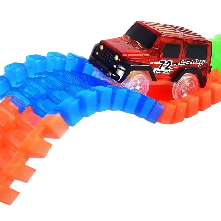 Pista Carro Neon Juguete Interactivo + Baterias