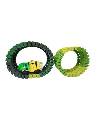 Pista Carro Dinosaurio Rex Juguete Interactivo + Baterias