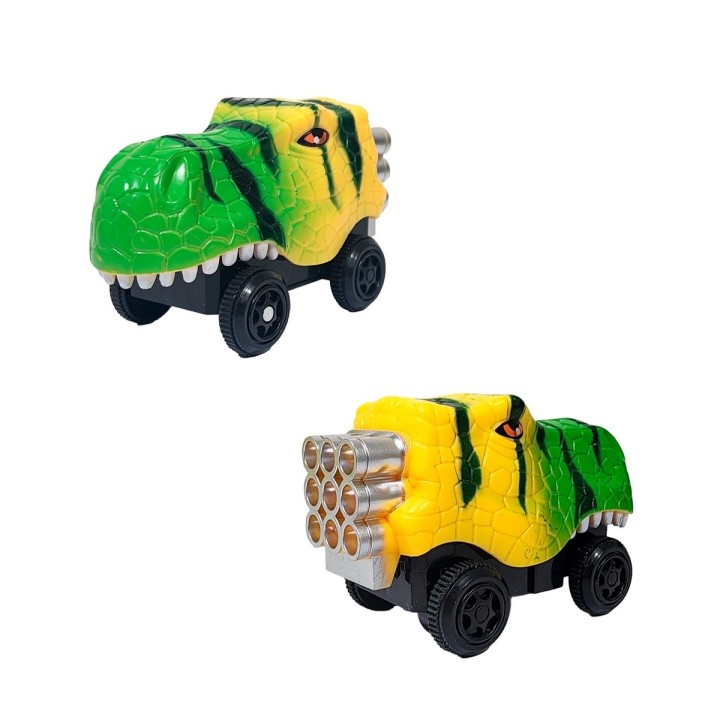 Pista Carro Dinosaurio Rex Juguete Interactivo + Baterias