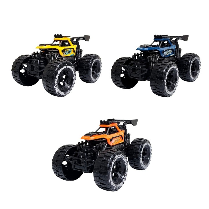 Carro Monster Track Racing Juguete Colores X 3 Unidades