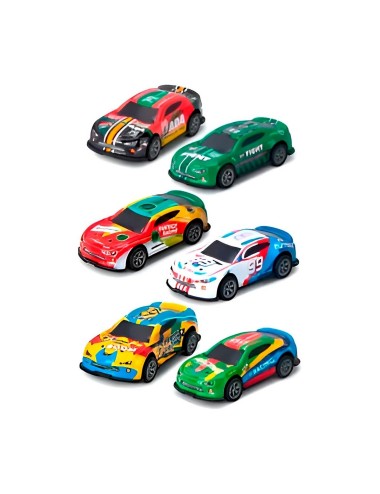 Carro Deportivo Speed Racing Road Impulso X 6 Unidades