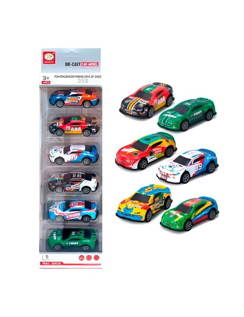 Carro Deportivo Speed Racing Road Impulso X 6 Unidades
