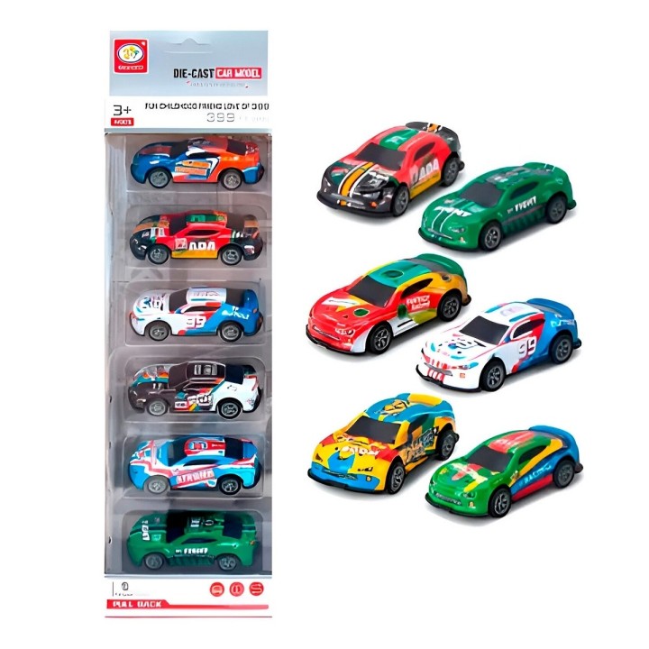 Carro Deportivo Speed Racing Road Impulso X 6 Unidades