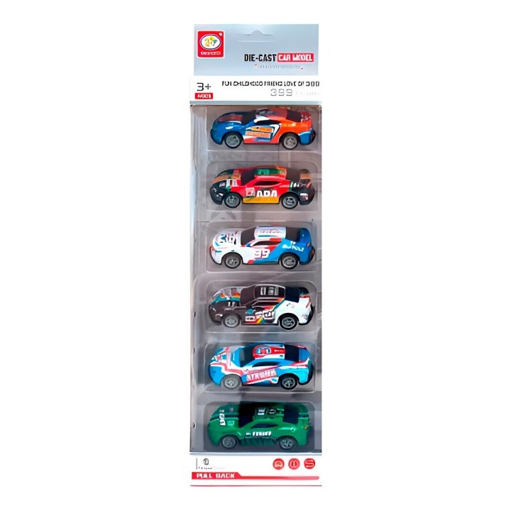 Carro Deportivo Speed Racing Road Impulso X 6 Unidades