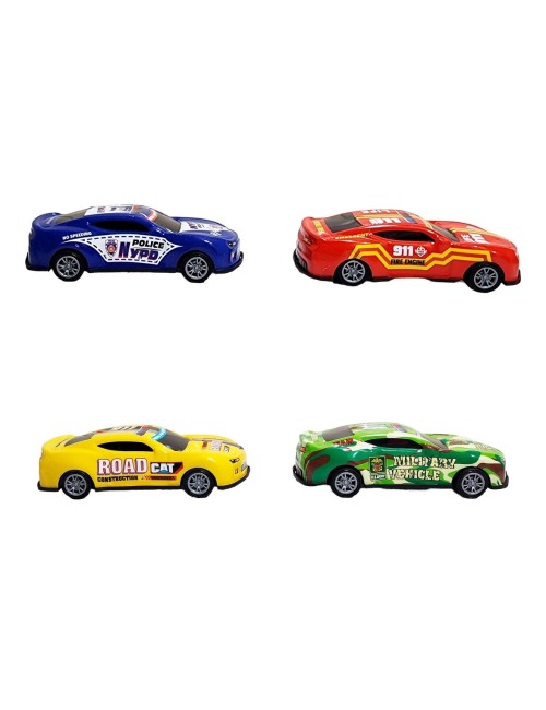 Carro Deportivo Speed Racing Road De Impulso X 4 Unidades