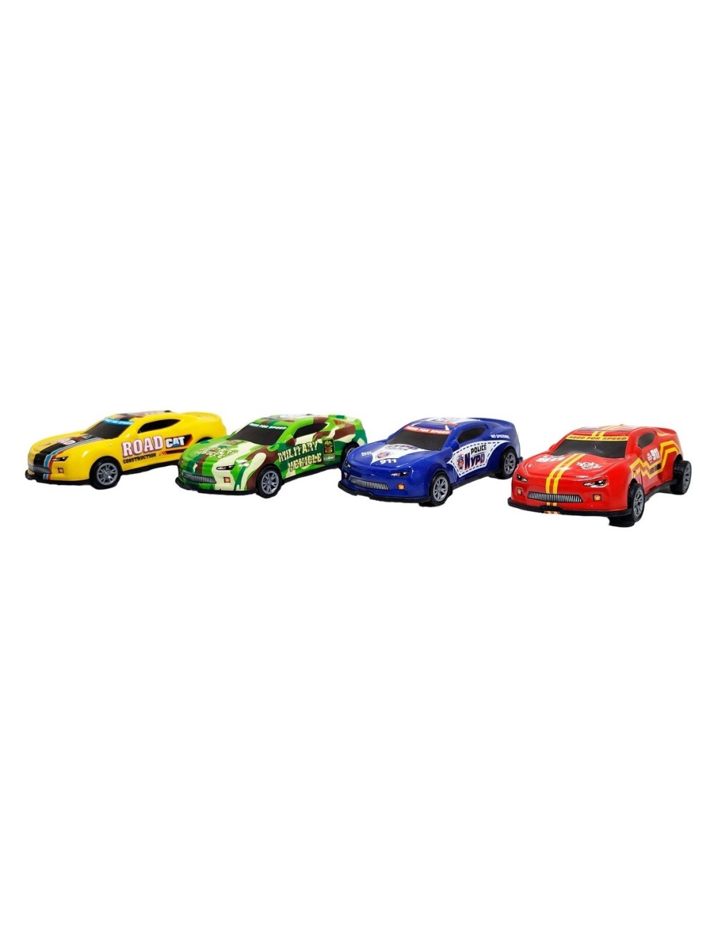 Carro Deportivo Speed Racing Road De Impulso X 4 Unidades