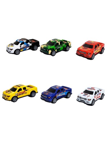Camioneta Deportivo Racing Nascar De Impulso X 6 Unidades