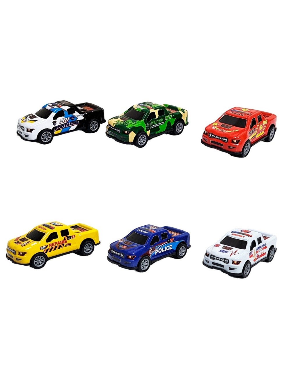Camioneta Deportivo Racing Nascar De Impulso X 6 Unidades