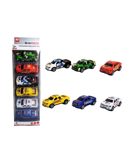 Camioneta Deportivo Racing Nascar De Impulso X 6 Unidades