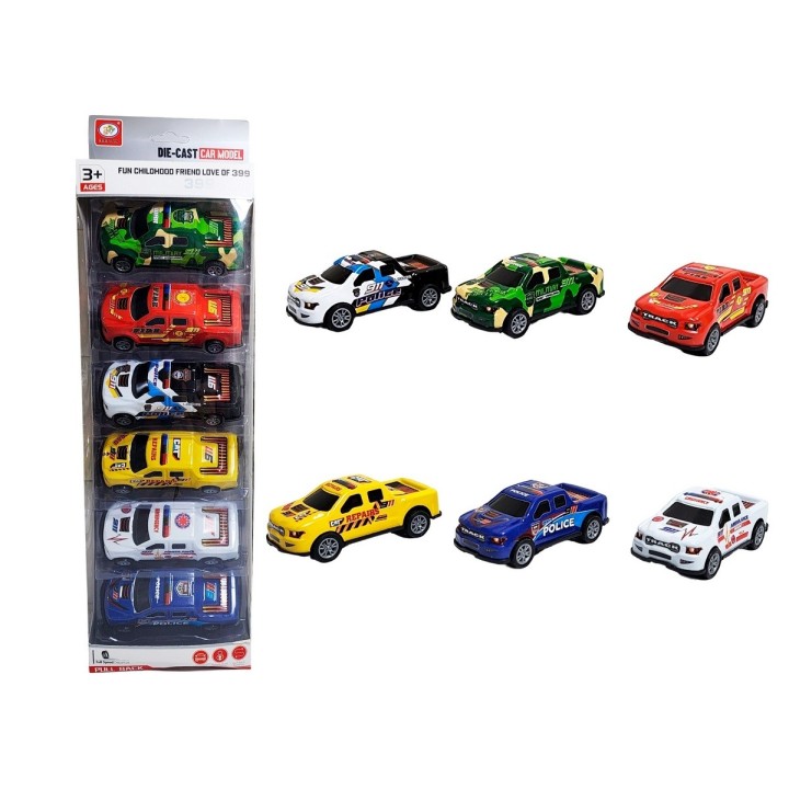 Camioneta Deportivo Racing Nascar De Impulso X 6 Unidades