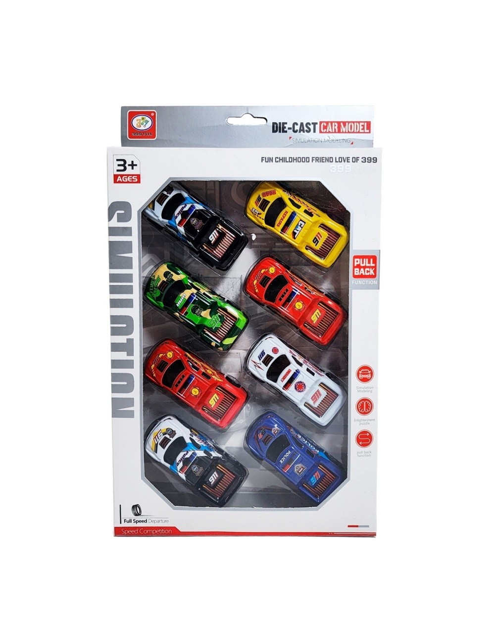 Camioneta Deportiva Speed Racing Road Impulso X 8 Unidades