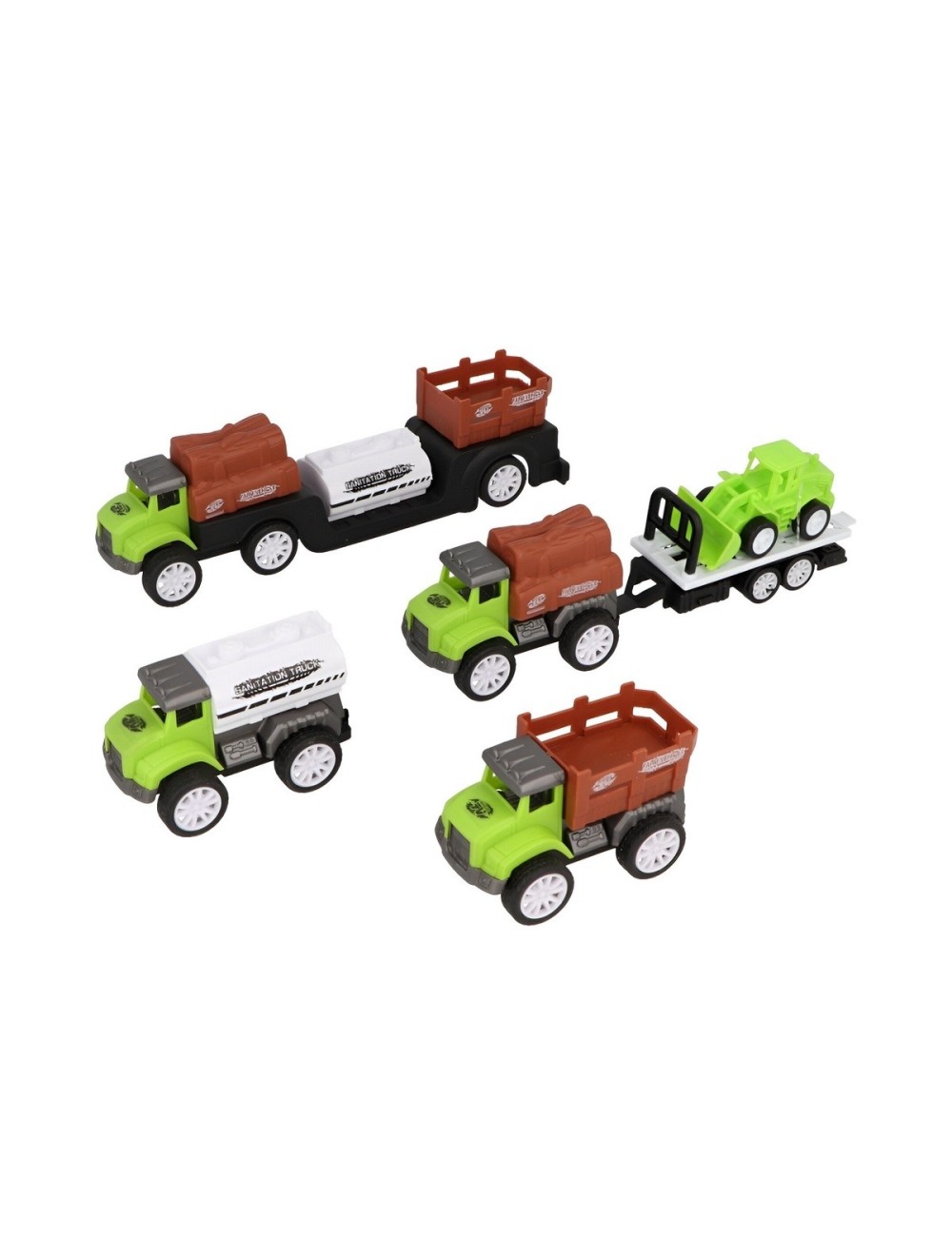 Camion Remolque Transporte Set Juguete Niños Interactivo