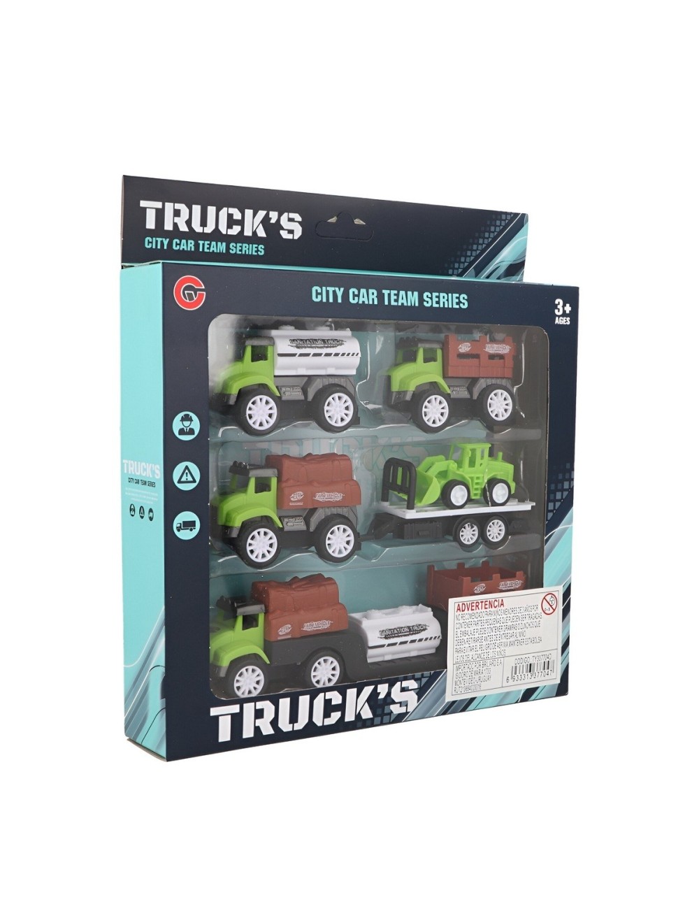 Camion Remolque Transporte Set Juguete Niños Interactivo