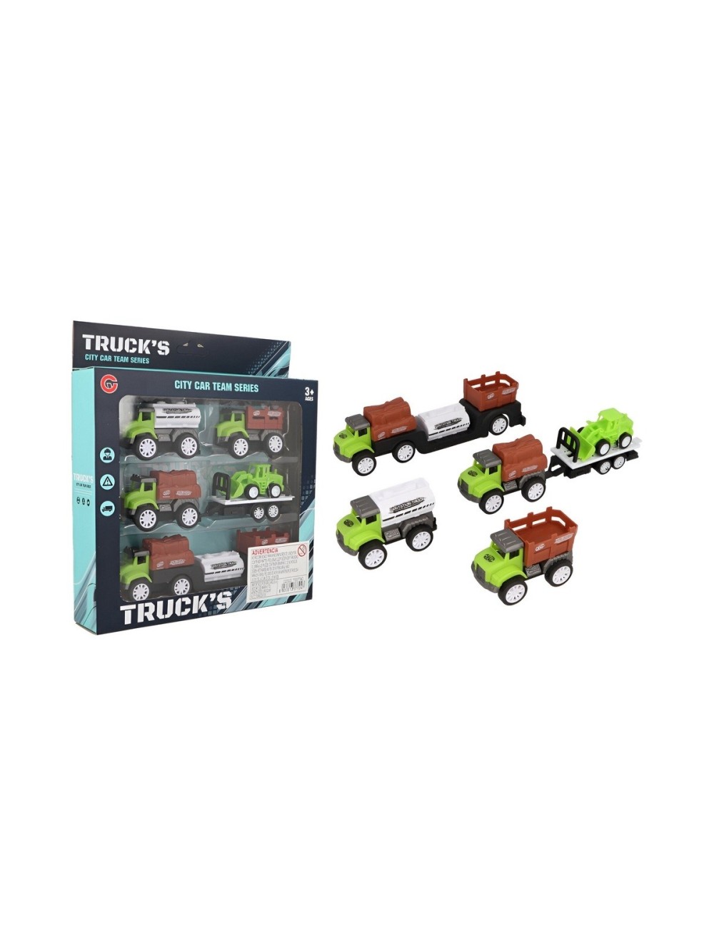 Camion Remolque Transporte Set Juguete Niños Interactivo