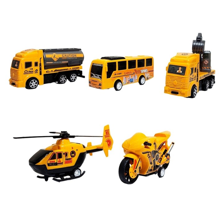 Camion Helicoptero Bus Moto Retroexcavadora Construccion