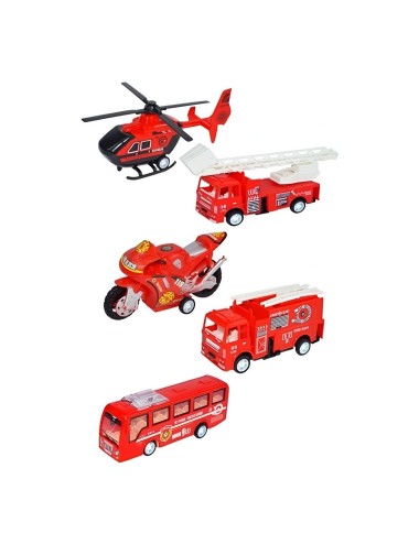 Camion Helicoptero Bus Moto Retroexcavadora Bomberos