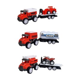 Camion Carro Remolque Bomberos Construccion Trailer