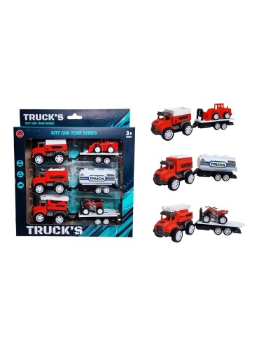 Camion Carro Remolque Bomberos Construccion Trailer