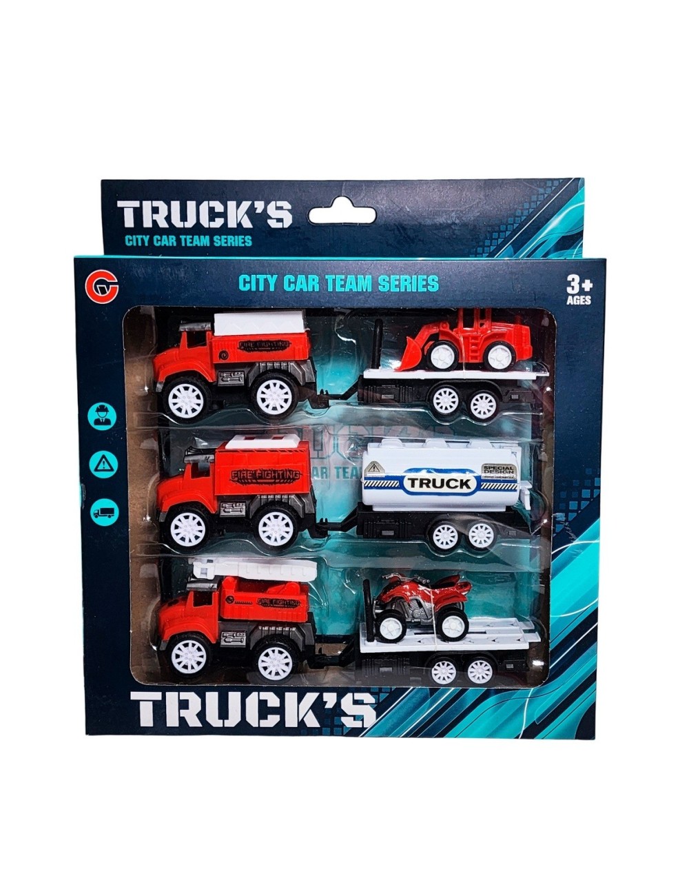 Camion Carro Remolque Bomberos Construccion Trailer