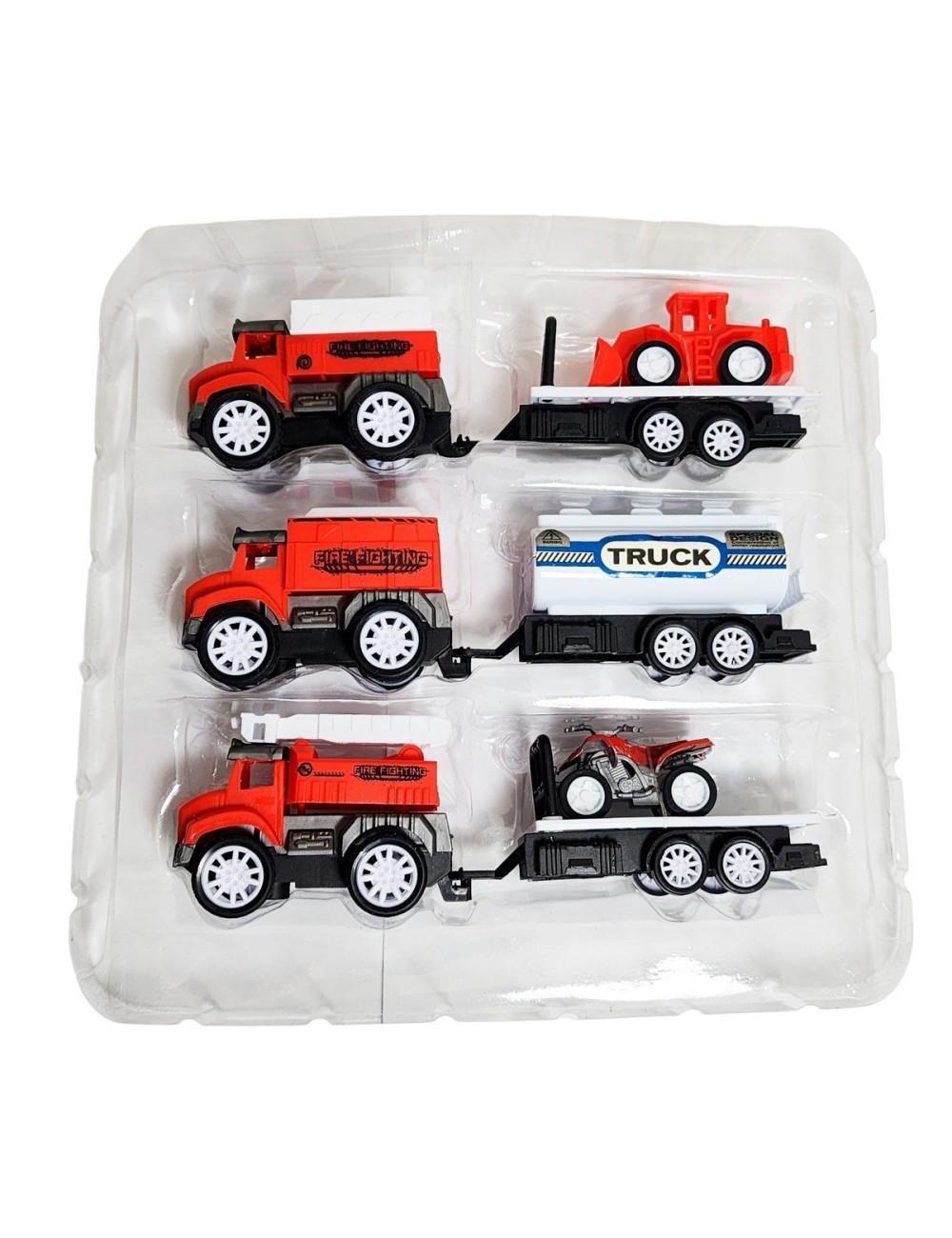 Camion Carro Remolque Bomberos Construccion Trailer