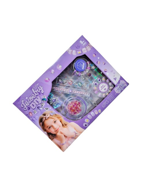 Kit Manicure Hacer Pulseras Juguete Niñas Princesa