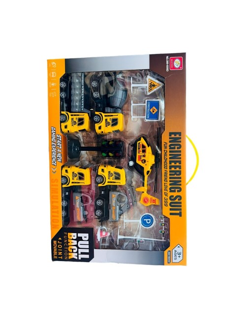 Camiones Bulldozer Volqueta Construccion Set +accesorios