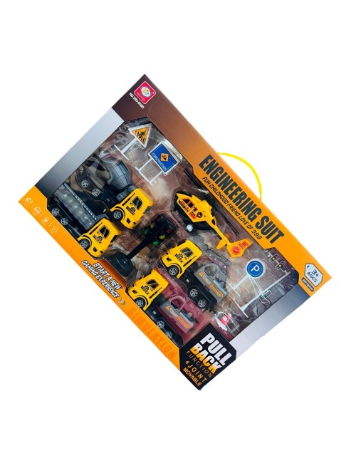 Camiones Bulldozer Volqueta Construccion Set +accesorios