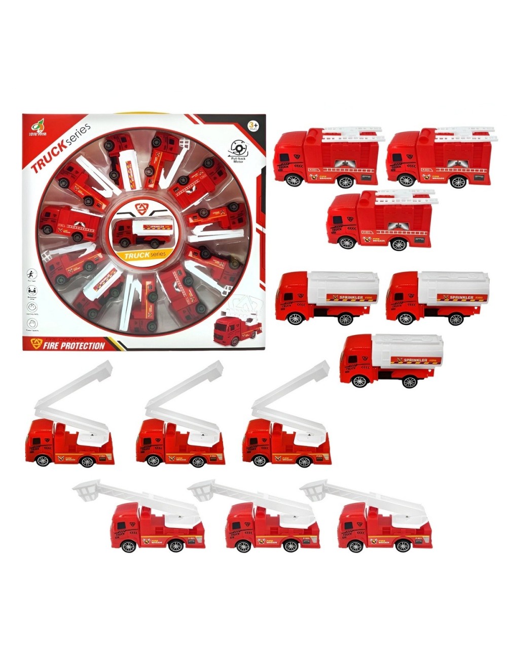 Camiones Cisterna Gruas Bomberos Interactivo Juguete Niños