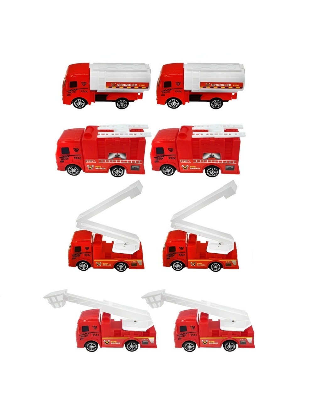 Camiones Cisterna Gruas Bomberos Interactivo Juguete Niños