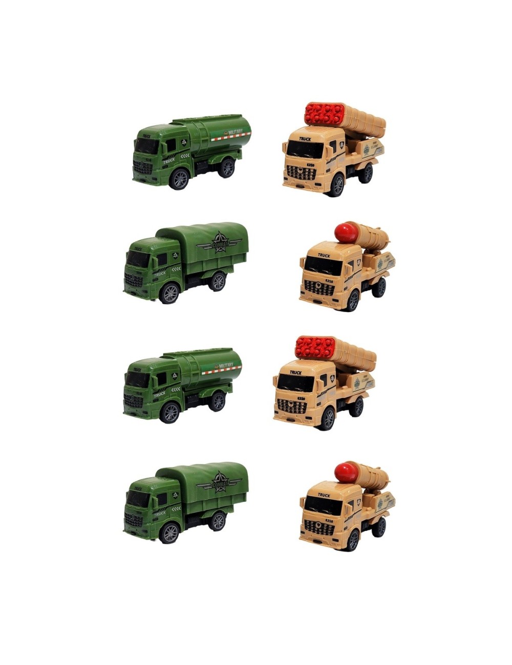 Camiones Lanzadores Militares Interactivo Juguete Niños