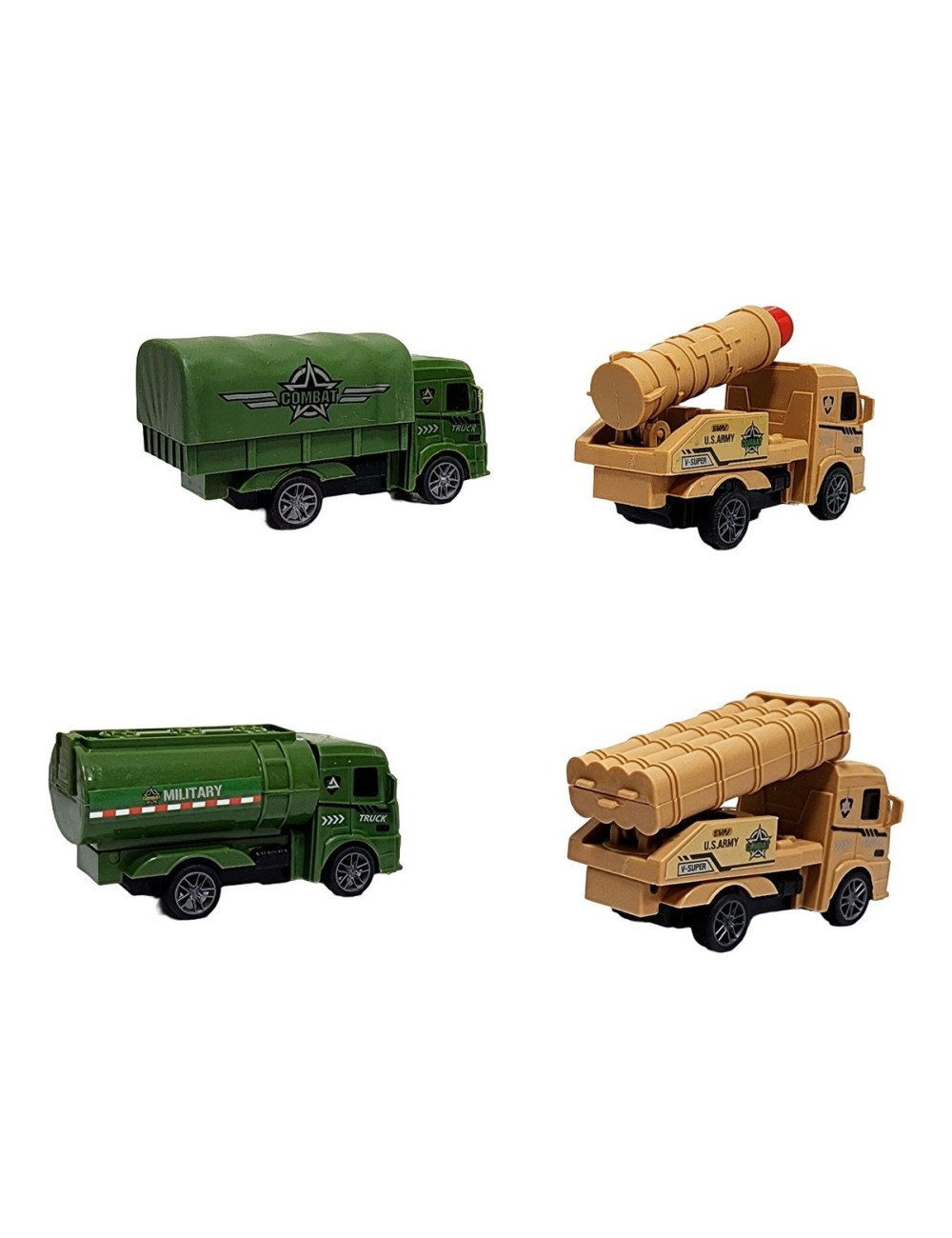 Camiones Lanzadores Militares Interactivo Juguete Niños